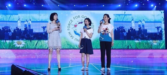 Nu Skin Greater China Convention Speaker, Yongting Wang Yongting Wang speaking on behalf of the children sponsored by Nu Skin’s Force for Good Foundation